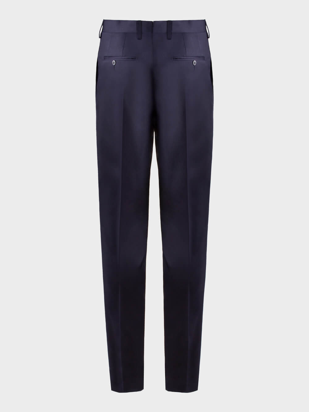 Классические брюки из шерсти прохладного синего цвета — изображение 2
