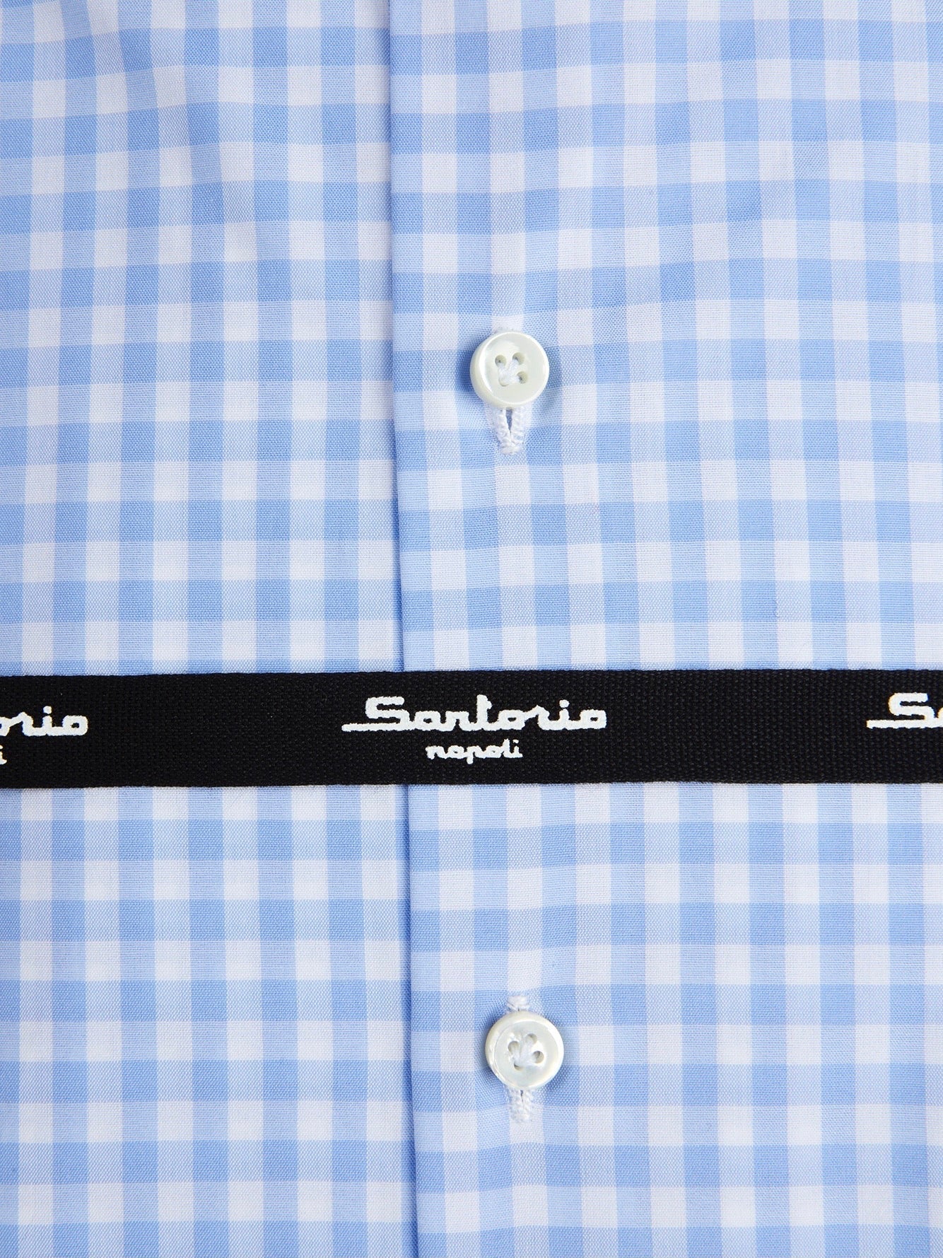 Синяя рубашка в клетку — изображение 4