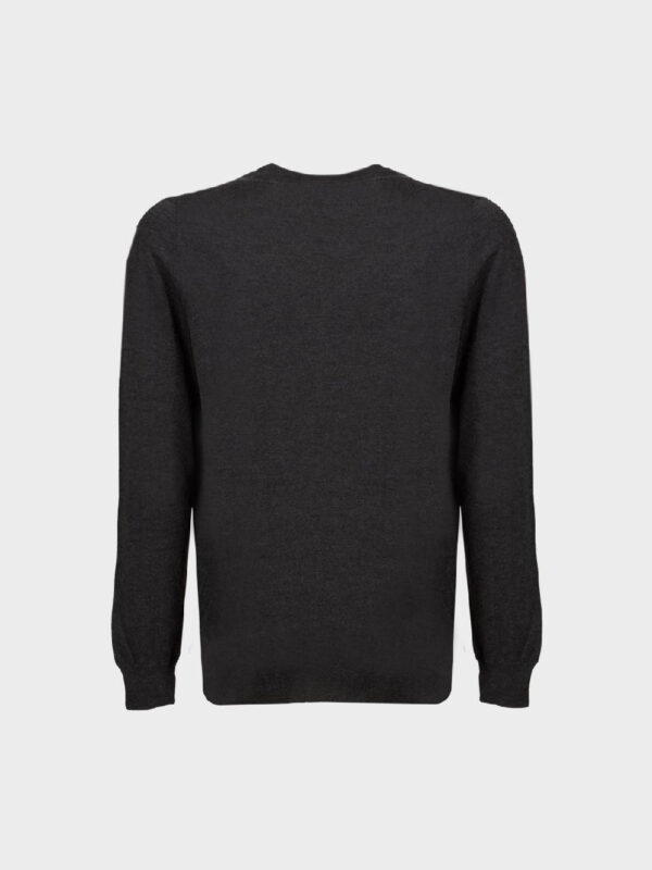 Свитер из кашемира и шелка с круглым вырезом горловины